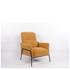 Πολυθρόνα ELAN Πορτοκαλί Ύφασμα Κοτλέ/Μέταλλο 94x77x82cm
