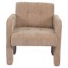 Πολυθρόνα VELORA Μπεζ Ύφασμα/Ξύλο 75x68x69cm