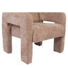 Πολυθρόνα VELORA Μπεζ Ύφασμα/Ξύλο 75x68x69cm