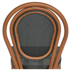 Καρέκλα Κήπου TULUM Καφέ/Ανθρακί Αλουμίνιο/Rattan 44x56x90cm