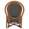 Καρέκλα Κήπου TULUM Καφέ/Ανθρακί Αλουμίνιο/Rattan 44x56x90cm