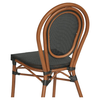 Καρέκλα Κήπου TULUM Καφέ/Ανθρακί Αλουμίνιο/Rattan 44x56x90cm