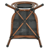 Καρέκλα Κήπου TULUM Καφέ/Ανθρακί Αλουμίνιο/Rattan 44x56x90cm