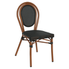 Καρέκλα Κήπου TULUM Καφέ/Ανθρακί Αλουμίνιο/Rattan 44x56x90cm