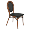 Καρέκλα Κήπου TULUM Καφέ/Ανθρακί Αλουμίνιο/Rattan 44x56x90cm