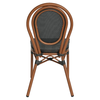 Καρέκλα Κήπου TULUM Καφέ/Ανθρακί Αλουμίνιο/Rattan 44x56x90cm