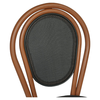 Καρέκλα Κήπου TULUM Καφέ/Ανθρακί Αλουμίνιο/Rattan 44x56x90cm