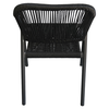Πολυθρόνα Κήπου MOOREA Ανθρακί Αλουμίνιο/Rattan 58x56x79cm