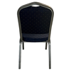 Καρέκλα Catering AUREVIA Μπλε/Ασημί Ύφασμα/Μέταλλο 57x40x93cm