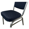 Καρέκλα Catering AUREVIA Μπλε/Ασημί Ύφασμα/Μέταλλο 57x40x93cm
