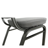 Καρέκλα Catering AUREVIA Γκρι/Ασημί Ύφασμα/Μέταλλο 57x40x93cm