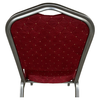 Καρέκλα Catering AUREVIA Κόκκινο/Ασημί Ύφασμα/Μέταλλο 57x40x93cm
