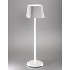 Επιτραπέζιο Φωτιστικό LED Φορητό GEORGINA Λευκό Αλουμίνιο 11x11x37.7cm