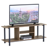 Έπιπλο Τηλεόρασης PENWYN Καφέ/Μαύρο Μοριοσανίδα/Μέταλλο 120x35x46cm