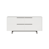 Κονσόλα CARTMEL Λευκό Μοριοσανίδα/Μέταλλο 44.5x160x74.3cm