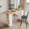 Τραπέζι Bar BROCKLEY Πεύκο/Λευκό Μοριοσανίδα 120x51.6x101.8cm