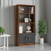 Βιβλιοθήκη EDGWARE Baroque/Ανθρακί Μοριοσανίδα 63.6x37.6x140cm