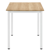 Τραπέζι Τραπεζαρίας VERDELL Sonoma/Λευκό Μέταλλο/Μοριοσανίδα 110x70x76cm