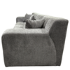 Καναπές Γωνιακός ORVELLA Γκρι Ύφασμα 363x194x80cm
