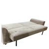 Καναπές Κρεβάτι VALMERO Μπεζ Ύφασμα/Ξύλο 216x85x85cm