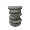 BALANCE SIDE TABLE STONE GREY 34x37x49.5cm