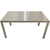 TPAΠEZI AΛOYM.ME POLYWOOD 140X80X74 ΑΝΘΡΑΚΙ