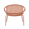 NADIN ΠΟΛΥΘΡΟΝΑ SET 2ΤΕΜ TERRACOTTA 80x61.5x73