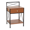 Μεταλλικό Κομοδίνο Με 1 Συρτάρι 37(w) x 36(d) x 61(h) cm ΚΑΡΥΔΙ