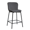 Σκαμπό Melina-Bar σκούρο γκρι 55 x 48 x 95