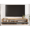 Έπιπλο Τηλεόρασης SOLVA Πεύκο/Ανθρακί Μοριοσανίδα 140x31.6x29.6cm