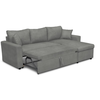 Καναπές Γωνιακός Αναστρέψιμος ULUA Γκρι 225x148x81cm