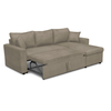 Καναπές Γωνιακός  Αναστρέψιμος ULUA Μπεζ 225x148x81cm