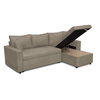 Καναπές Γωνιακός  Αναστρέψιμος ULUA Μπεζ 225x148x81cm