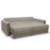 Καναπές Κρεβάτι Τριθέσιος SHELBY Μπεζ 215x110x90cm