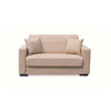 ROVER LIGHT BROWN ΥΦΑΣΜΑ 2ΘΕΣΙΟΣ ΚΑΝΑΠΕΣ/ΚΡΕΒΑΤΙ ΜΕ ΑΠΟΘ.ΧΩΡΟ 150Χ80εκ.