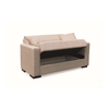 ROVER LIGHT BROWN ΥΦΑΣΜΑ 2ΘΕΣΙΟΣ ΚΑΝΑΠΕΣ/ΚΡΕΒΑΤΙ ΜΕ ΑΠΟΘ.ΧΩΡΟ 150Χ80εκ.