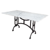 Παραλληλόγραμμο Τραπέζι Με Μάρμαρο 140x80xH72cm