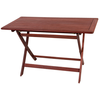 Ξύλινο Παραλ/μο Πτυσσόμενο Τραπέζι Red Shorea 120 x 75 x H75cm ΚΕΡΑΣΙ