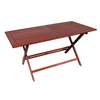 Ξύλινο Παραλ/μο Πτυσσόμενο Τραπέζι Red Shorea 150 x 80 x H75cm ΚΕΡΑΣΙ