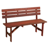 Ξύλινο Παγκάκι ,120 x 46 x 79(h)cm ,Red Shorea ΚΕΡΑΣΙ