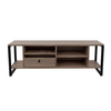 SPACE TV STAND 2ΡΑΦΙΑ 1ΣΥΡΤΑΡΙ SONOMA ΜΑΥΡΟ 120x35x45