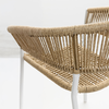 Breeze Καρέκλα Λευκό Φυσικό 56x60x78cm