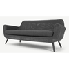JONAH ΚΑΝΑΠΕΣ 3Θ ΑΝΘΡΑΚΙ RATTAN 200Χ86Χ82cm
