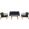 MADERA ΣΑΛΟΝΙ SET 1+2+1 ΦΥΣΙΚΟ ΓΚΡΙ
