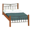 ΚΡΕΒΑΤΙ No24  ΜΕΤΑΛΛΟ-ΟΞΥΑ 90/110/140/150/160 XND BED