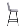 LINEA ΣΚΑΜΠΟ BAR ΓΚΡΙ SILVER 42x51x84