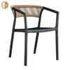 CONCORD ΚΑΡΕΚΛΑ ΜΑΥΡΟ LATTE 55.5x56.5x75cm