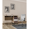 NUMBER ΓΡΑΦΕΙΟ 1ΠΟΡΤΑ SONOMA ΛΕΥΚΟ ΓΚΡΙ 120x48x75