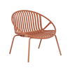 NADIN ΠΟΛΥΘΡΟΝΑ SET 2ΤΕΜ TERRACOTTA 80x61.5x73