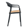 BISTROT ΚΑΡΕΚΛΑ ΜΑΥΡΟ ΦΥΣΙΚΟ 57x53x81.5